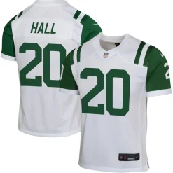 Jerseys|Kids^New York Jets Youth Nike Breece Hall White Classic Alternate Game Jersey