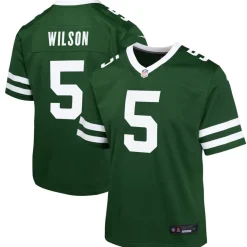 Jerseys|Kids^New York Jets Youth Nike Garrett Wilson Legacy Green Game Jersey