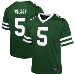 Jerseys|Kids^New York Jets Youth Nike Garrett Wilson Legacy Green Game Jersey