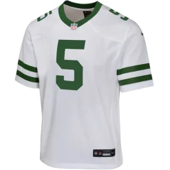 Jerseys|Kids^New York Jets Youth Nike Garrett Wilson Legacy White Game Jersey