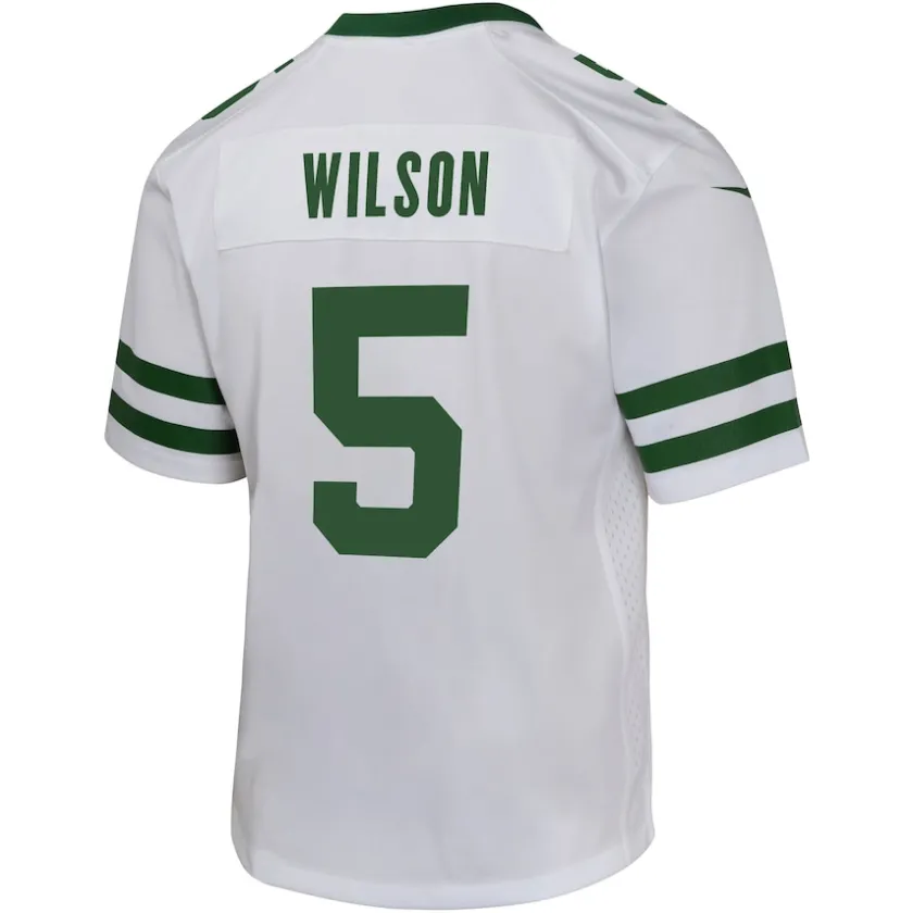 Jerseys|Kids^New York Jets Youth Nike Garrett Wilson Legacy White Game Jersey