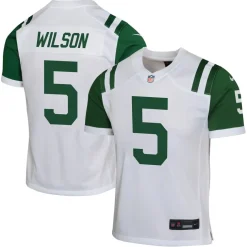 Jerseys|Kids^New York Jets Youth Nike Garrett Wilson White Classic Alternate Game Jersey