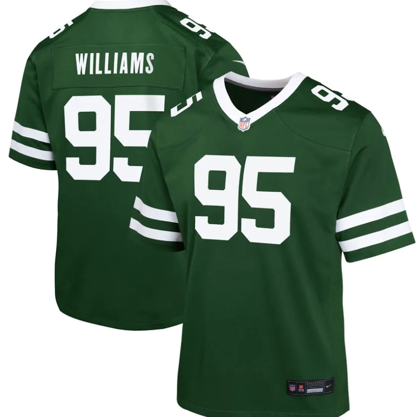 Jerseys|Kids^New York Jets Youth Nike Quinnen Williams Legacy Green Game Jersey