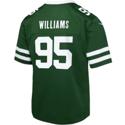 Jerseys|Kids^New York Jets Youth Nike Quinnen Williams Legacy Green Game Jersey