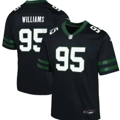 Jerseys|Kids^New York Jets Youth Nike Quinnen Williams Legacy Black Alternate Game Jersey