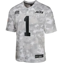 Jerseys|Kids^New York Jets Youth Nike Sauce Gardner Arctic Camo 2024 Salute To Service Game Jersey