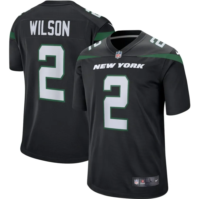 Jerseys|Kids^New York Jets Youth Nike Zach Wilson Black Game Jersey