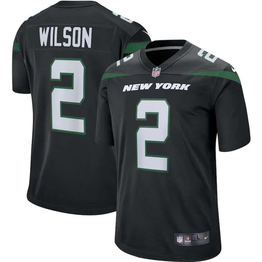 Jerseys|Kids^New York Jets Youth Nike Zach Wilson Black Game Jersey