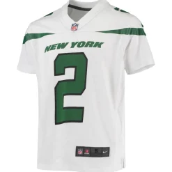 Jerseys|Kids^New York Jets Youth Nike Zach Wilson White Game Jersey