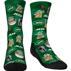Shoes & Socks^New York Jets Youth Rock Em Socks 3-Pack Mandalorian Crew Socks