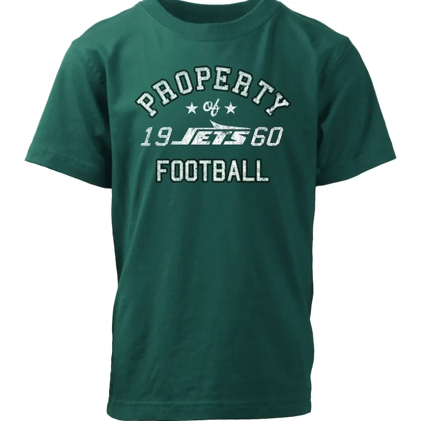 T-Shirts|Kids^New York Jets Youth Wes & Willy Green Property Of T-Shirt