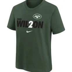 T-Shirts|Kids^New York Jets Youth Zach Wilson Green Local Pack Player Graphic T-Shirt